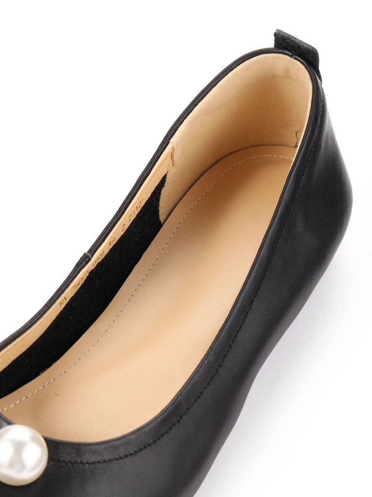 Scarpe basse in pelle Mary Pearl retrò