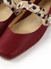 Scarpe in pelle con cinturino a pois retrò