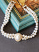 Collana di perle con strass Retrò