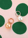 Collana retrò in seta di gelso con perle a pois