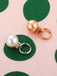 Collana retrò in seta di gelso con perle a pois