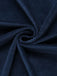 Cappotto lungo in velluto blu navy anni '50