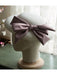 Cappello da sposa Retrò con fiocco rosa