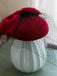 RetrFascinator con fiocco rosso vino Retrò Wine Red Bowknot Fascinator