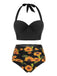 Bikini a girasole con ferretto plissettato