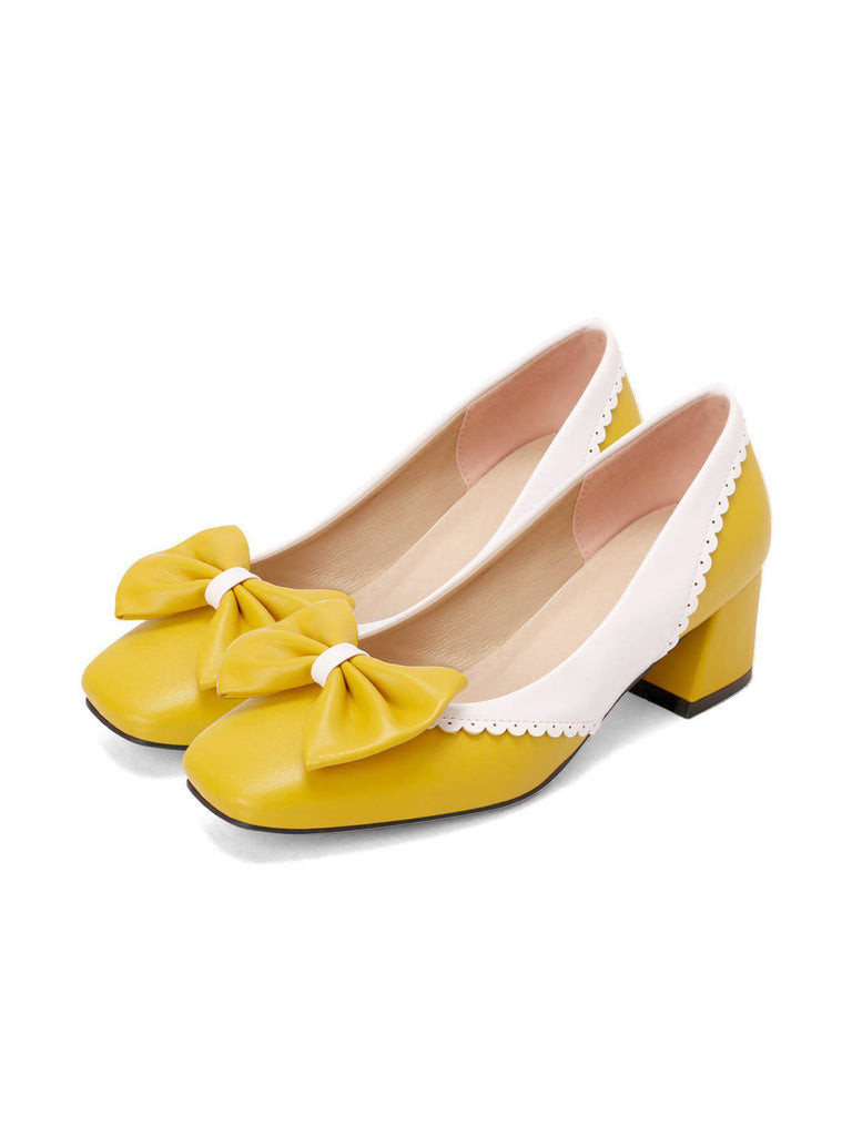 Scarpe con tacco alto Mary Jane retrò