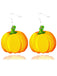 Orecchino di Halloween con zucca retrò
