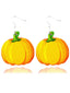 Orecchino di Halloween con zucca retrò