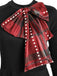Abito Swing Patchwork scozzese nero anni '50